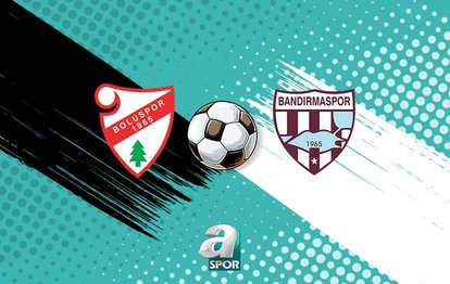 Boluspor - Bandırmaspor maçı hangi kanalda? Saat kaçta başlıyor?